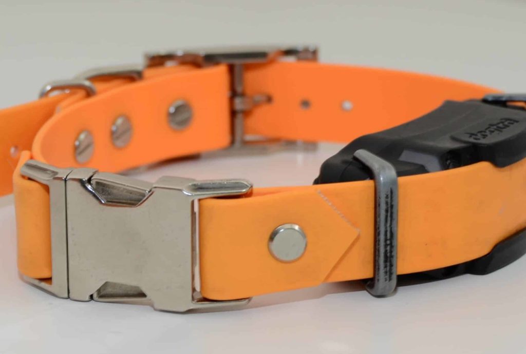 Orange BioThane Ecollar